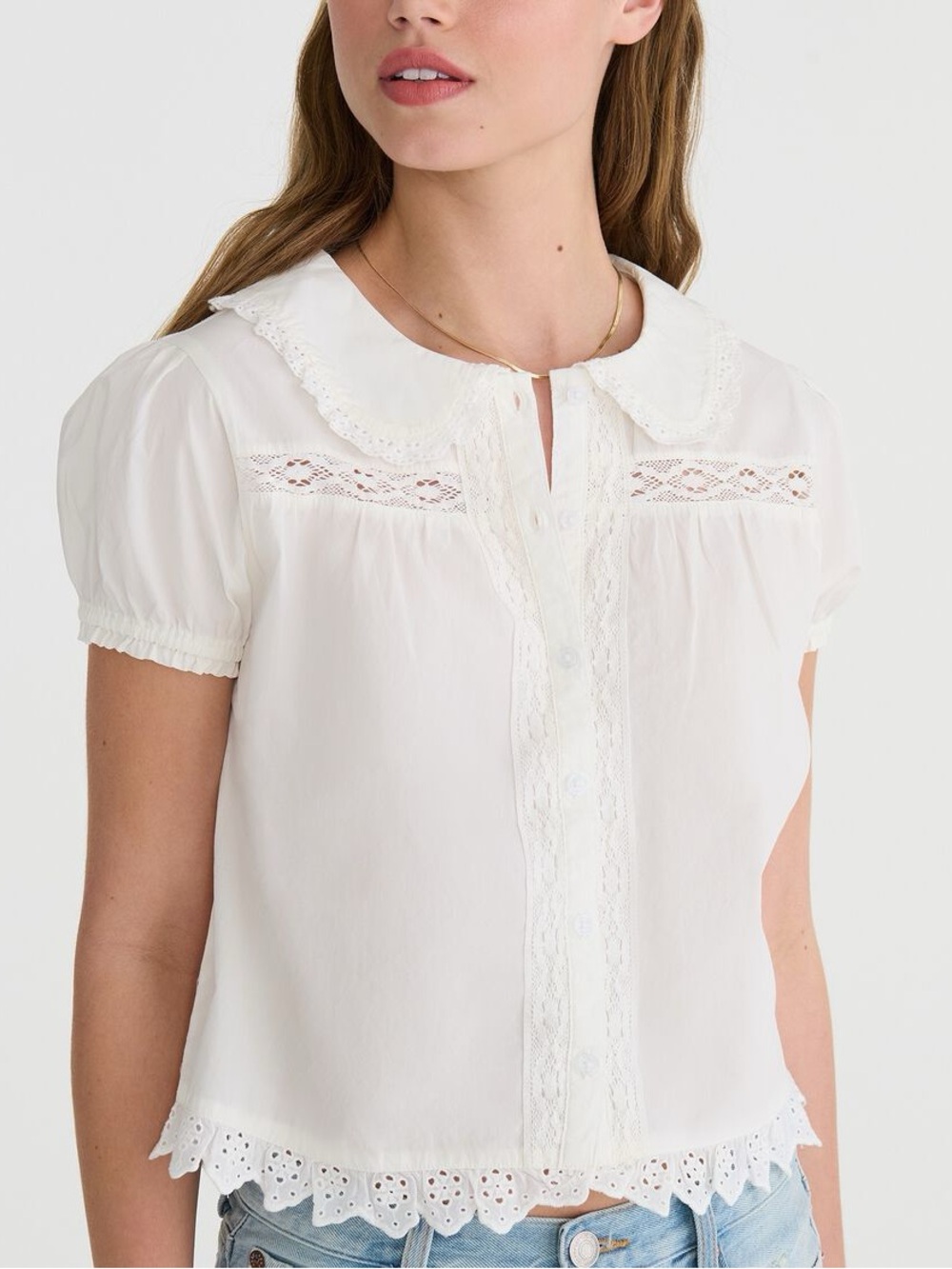 Aeropostal Peter Pan Blouse
